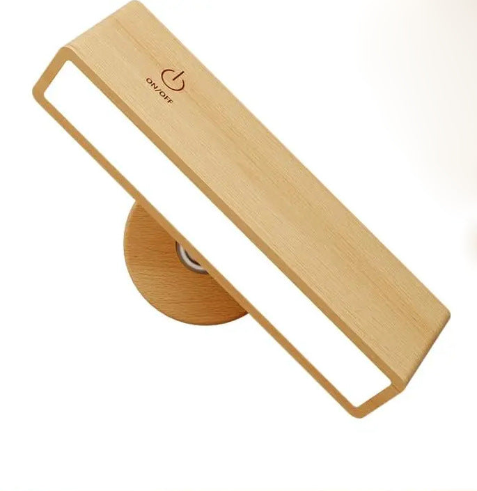 Kabellose Wandlampe mit Holzfinish – Ansicht 6