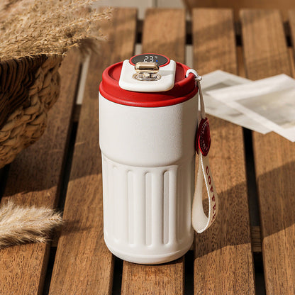 Premium Thermobecher mit LED-Temperaturanzeige – Stilvoll & Auslaufsicher