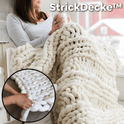 DIY Strickset ohne Nadeln – Handstricken | StrickDecke™