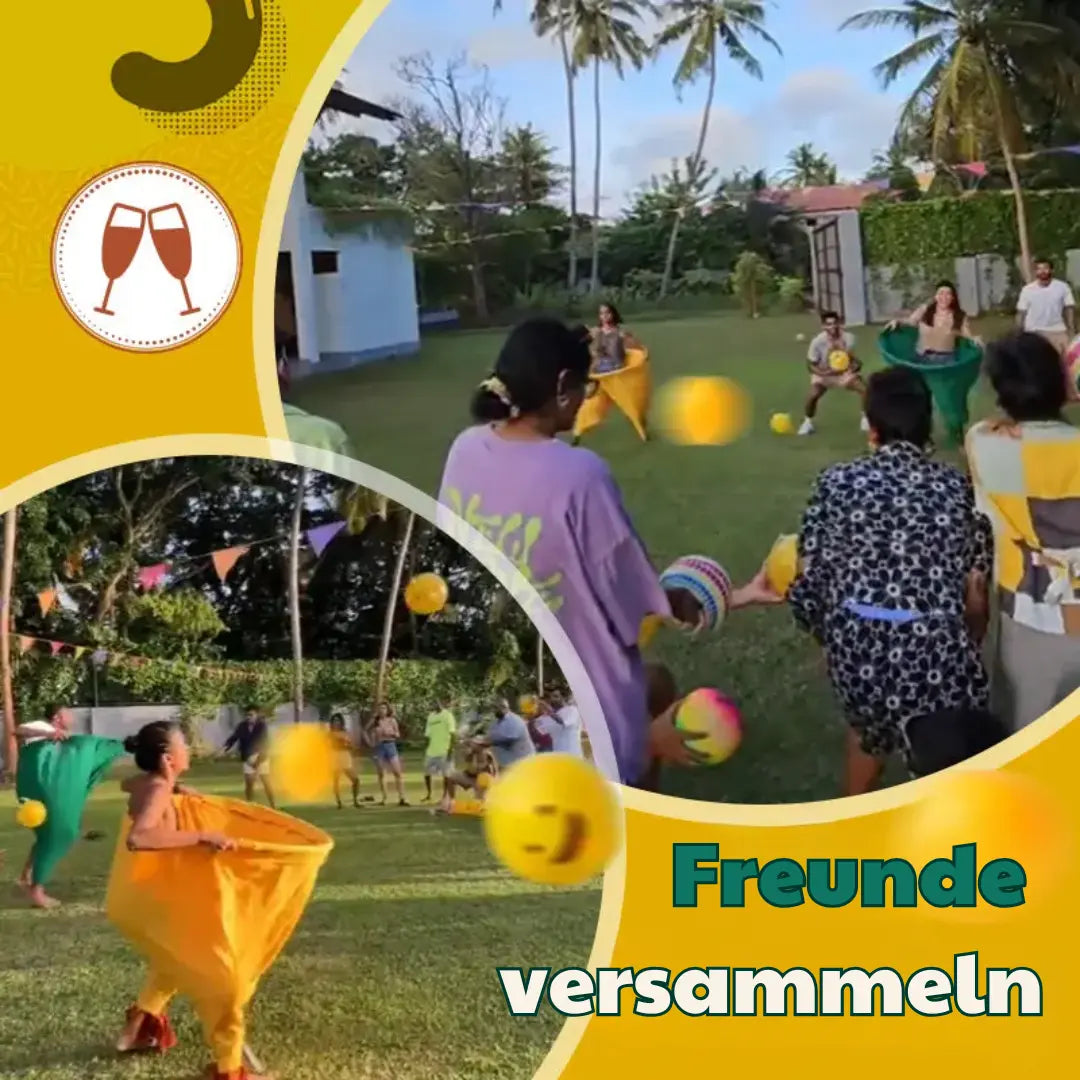 CatchPants™ | Riesige Hosen Outdoor-Spielesets mit bunten Hüpfbällen | Nur Heute 50% Rabatt