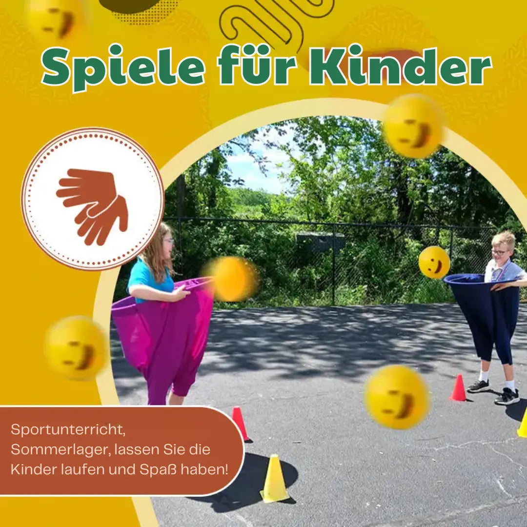 CatchPants™ | Riesige Hosen Outdoor-Spielesets mit bunten Hüpfbällen | Nur Heute 50% Rabatt