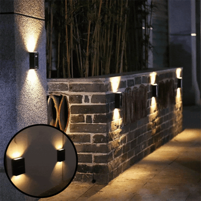 1+1 GRATIS | SolarWand™ | Luxuriöse LED-Solar-Wandleuchte [Letzter Tag Rabatt]
