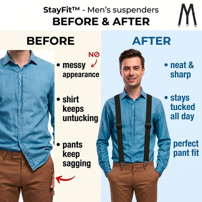 StayFit™ Hosenträger Herren mit X-Back-Design