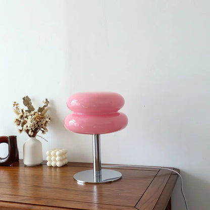 Retro-Tischlampe Rosa