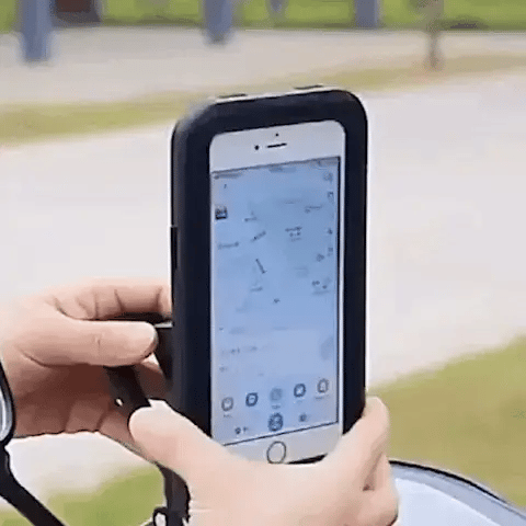 Wasserdichte Fahrrad-Handyhalterung mit Touch-Fenster