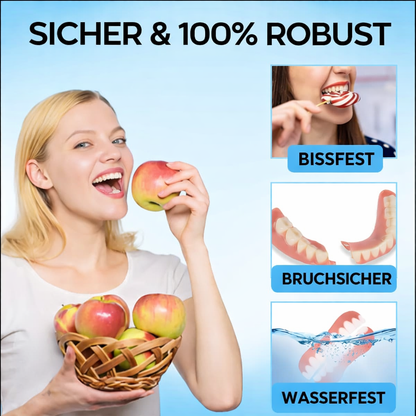 SmileFit™ - Kosmetischer Zahnersatz | Natürliches Aussehen | Einfache Passform & Komfort | Hochwertiges Silikon