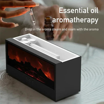 Fireplace Flame Mist Luftbefeuchter – Realistische Kaminflammen für Entspannung & Wohlbefinden