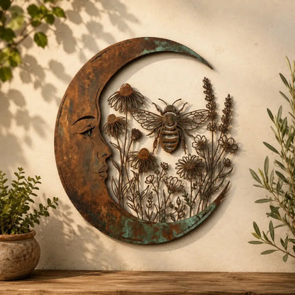 Wandkunst Mond-Design mit Naturmotiven | Selenara
