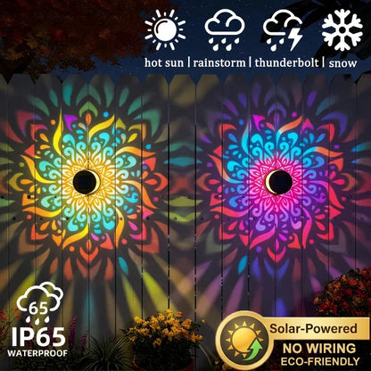 MandalaGlow™ – Solar-Wandleuchte