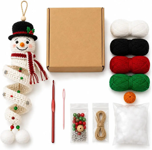 DIY Häkelset Weihnachtsanhänger – 4 Motive zur Wahl