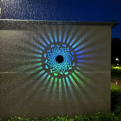 MandalaGlow™ – Solar-Wandleuchte