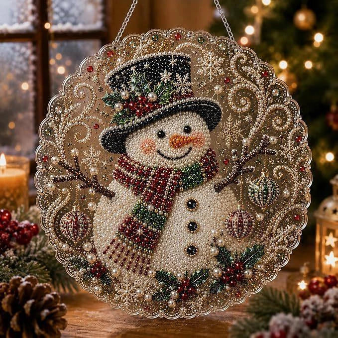 DIY Diamantmalerei Weihnachtsanhänger