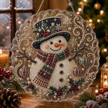 DIY Diamantmalerei Weihnachtsanhänger