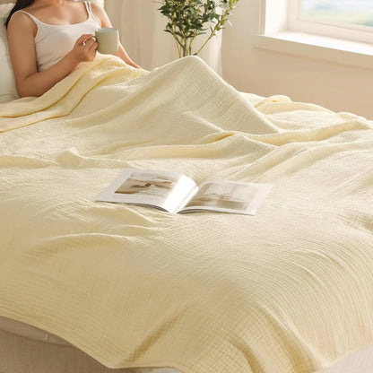 6-Lagen Musselin Decke aus 100% Baumwolle | MuslinSoft