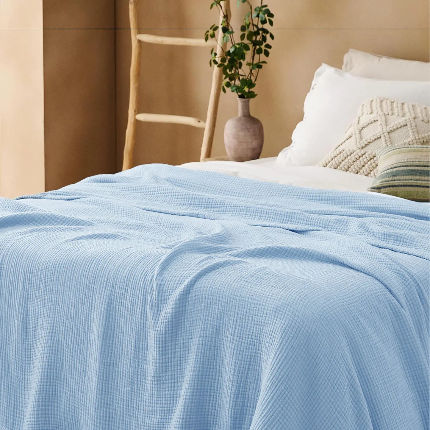 6-Lagen Musselin Decke aus 100% Baumwolle | MuslinSoft