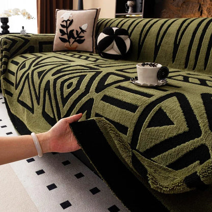 Sofa-Schutzdecke im Bohème-Design rutschfest | CozyGuard™