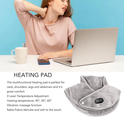 50% RABATT | ThermoRelax™ USB-Nacken- & Schulterschal – 3 Heizstufen + Timer