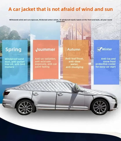 Autoabdeckung wasserdicht UV-Schutz ganzjährig | AutoProtect™