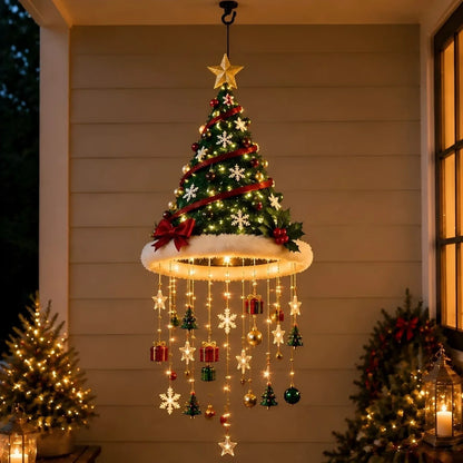 Weihnachtsmützen-Leuchte zum Aufhängen