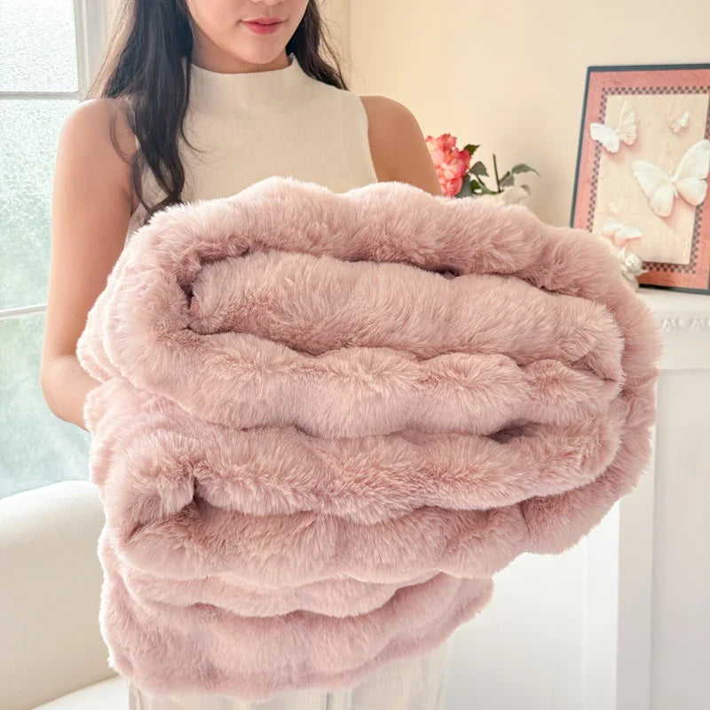 🔥 Nur Heute: 50% RABATT | CosyLuxe™ Ultra-Flauschdecke – Doppellagig, Extra Dick & Traumhaft Weich