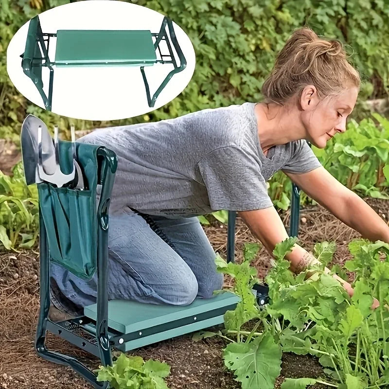 KneeRelief™ – Ergonomic 2-in-1 Garden Kneeler & Seat