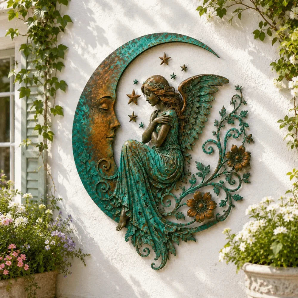 Wandkunst Mond-Design mit Naturmotiven | Selenara
