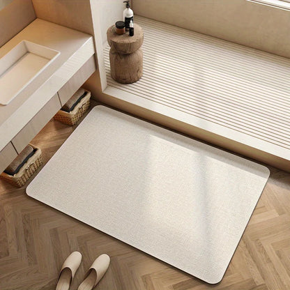 StoneDry Diatomee Badmat – Superabsorbierend, rutschfest & schnelltrocknend – Für Badezimmer, Toilette, Küche oder Flur
