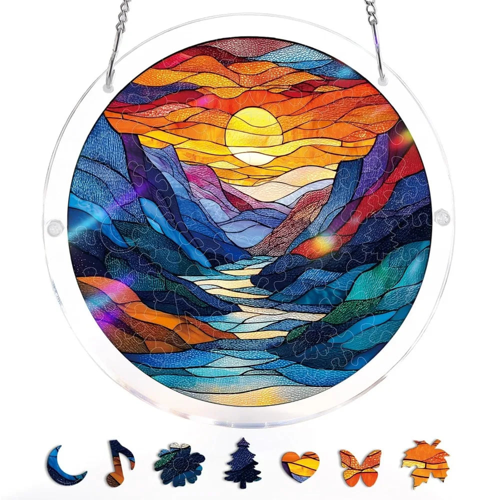 Mosaik Sonnenfänger – Canyon-Sonnenuntergang