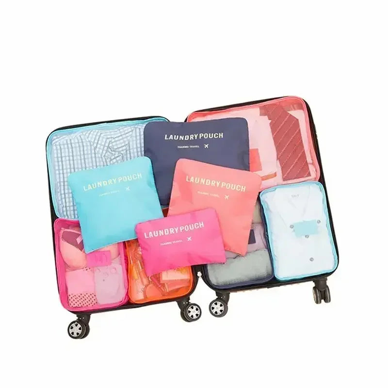 Neu 50% RABATT | ReiseLina™ Premium Kofferorganizer Set – 6-teilig | Mehr Platz, Weniger Stress