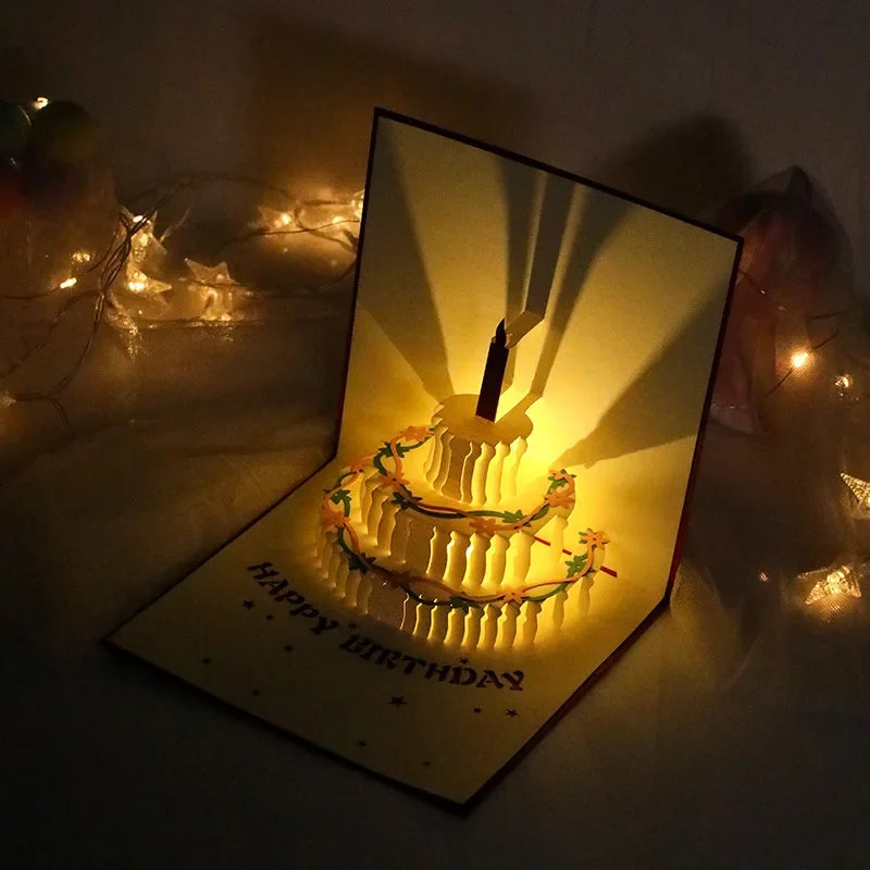 3D Pop-up Grußkarte mit Licht und Musik – Ansicht 10