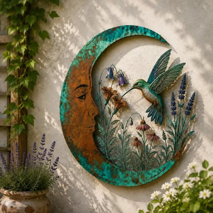 Wandkunst Mond-Design mit Naturmotiven | Selenara