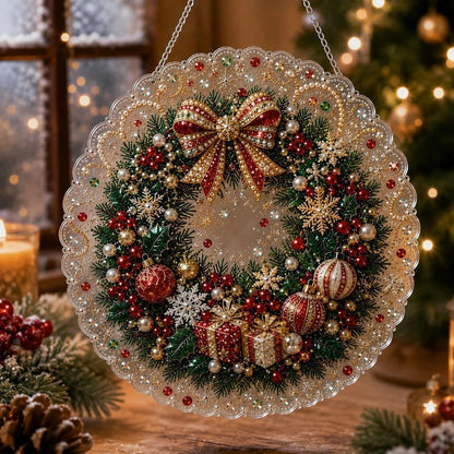 DIY Diamantmalerei Weihnachtsanhänger