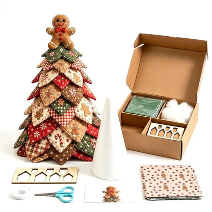 DIY Stoff-Weihnachtsbaum – Lebkuchenmann