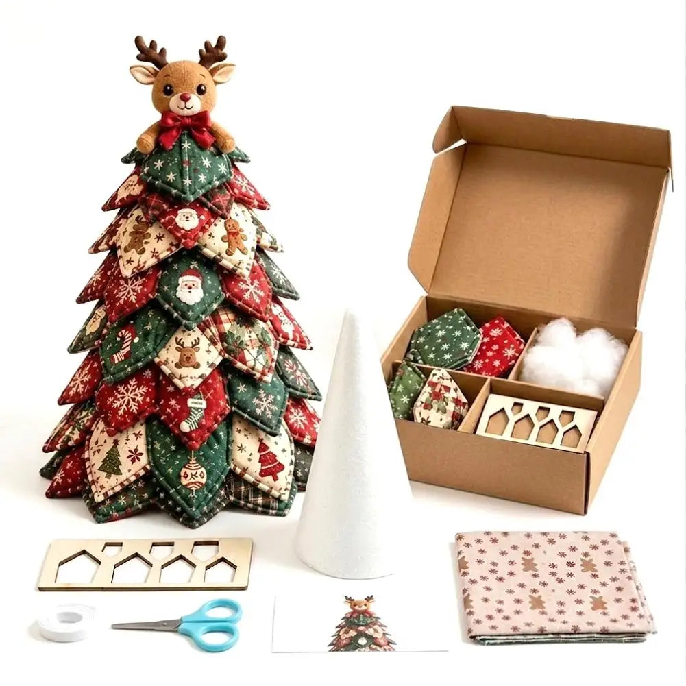 DIY Stoff-Weihnachtsbaum – Rentier