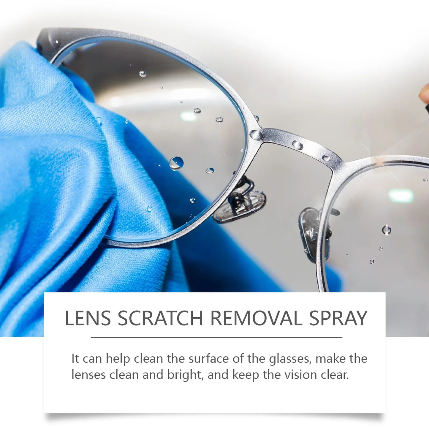 1+1 GRATIS | ClearLens™ – Kratzerentferner-Spray für Brillengläser