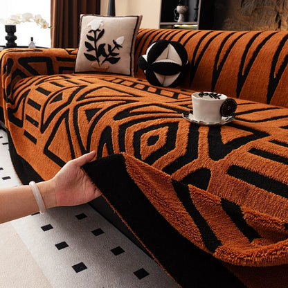 Sofa-Schutzdecke im Bohème-Design rutschfest | CozyGuard™