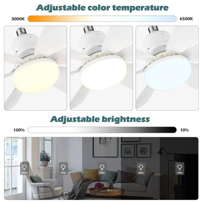AirGlow™ – 2-in-1 Deckenventilator mit LED-Leuchte und Fernbedienung