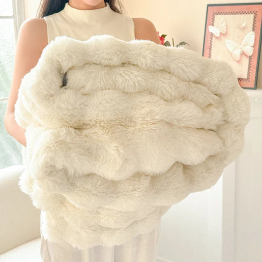 🔥 Nur Heute: 50% RABATT | CosyLuxe™ Ultra-Flauschdecke – Doppellagig, Extra Dick & Traumhaft Weich