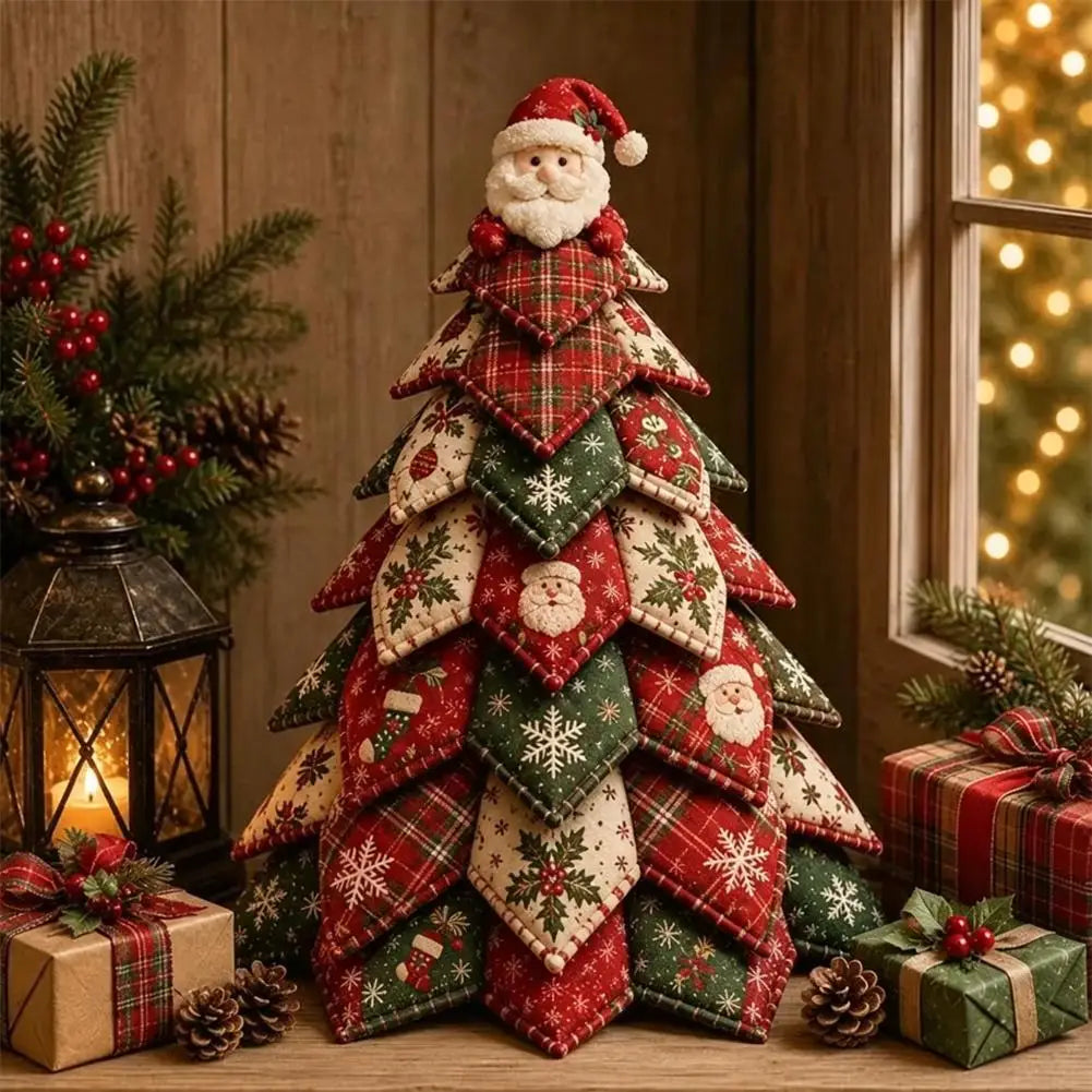 DIY Stoff-Weihnachtsbaum – Ansicht 2