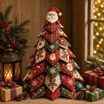 DIY Stoff-Weihnachtsbaum – Ansicht 2