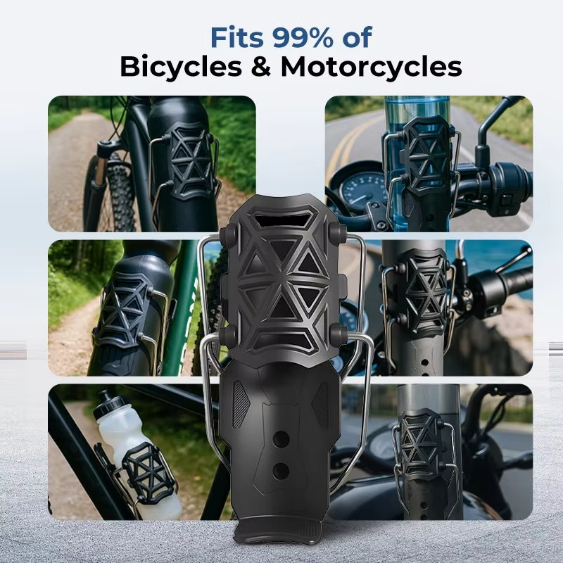 1+1 GRATIS | HydraMount™ – Universeller Wasserflaschenhalter für Fahrrad & Motorrad