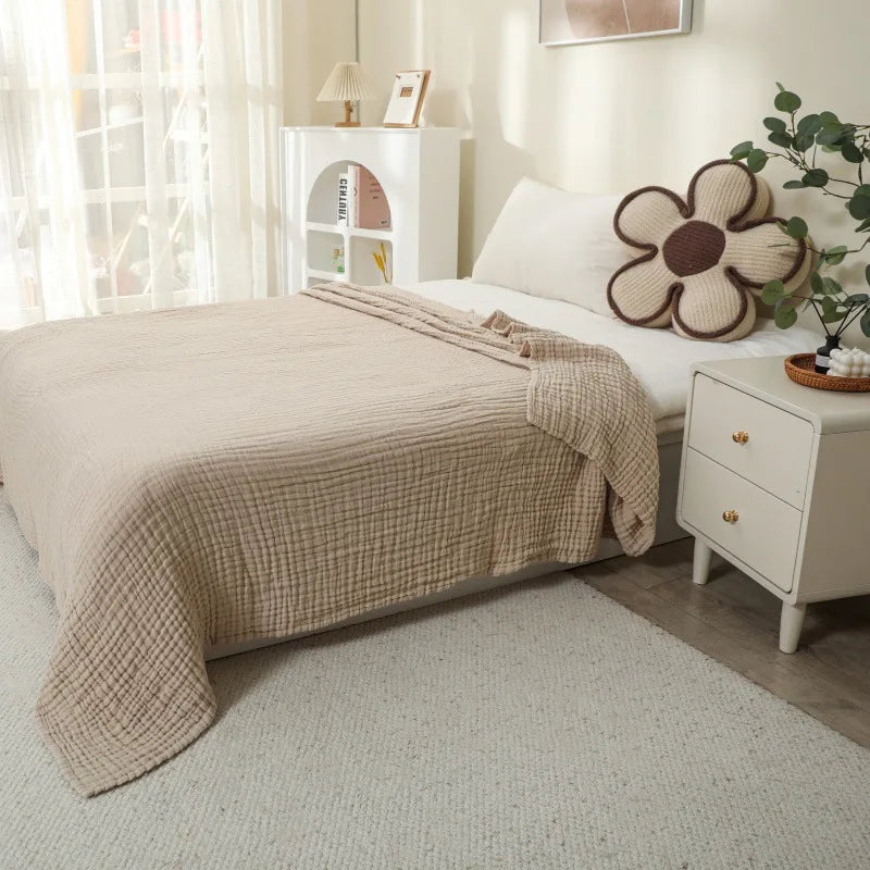6-Lagen Musselin Decke aus 100% Baumwolle | MuslinSoft