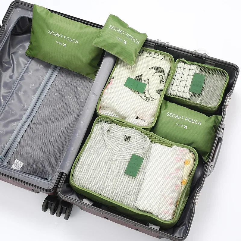 Neu 50% RABATT | ReiseLina™ Premium Kofferorganizer Set – 6-teilig | Mehr Platz, Weniger Stress