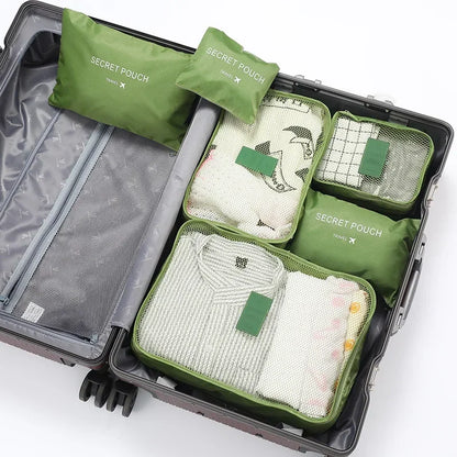 Neu 50% RABATT | ReiseLina™ Premium Kofferorganizer Set – 6-teilig | Mehr Platz, Weniger Stress