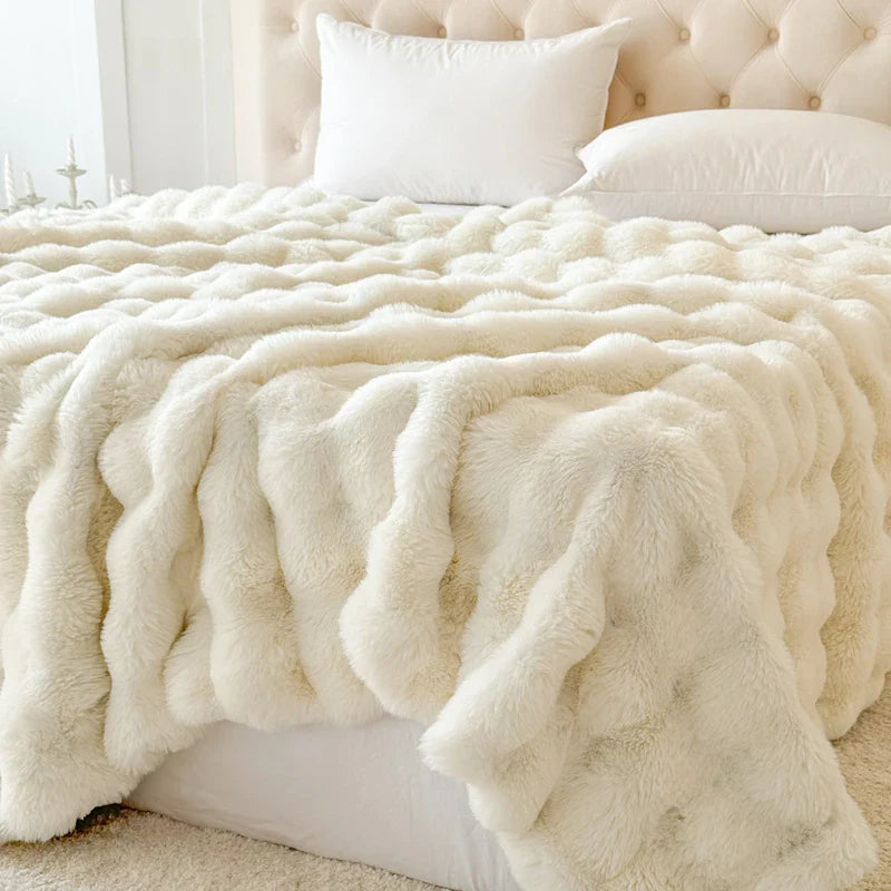 🔥 Nur Heute: 50% RABATT | CosyLuxe™ Ultra-Flauschdecke – Doppellagig, Extra Dick & Traumhaft Weich