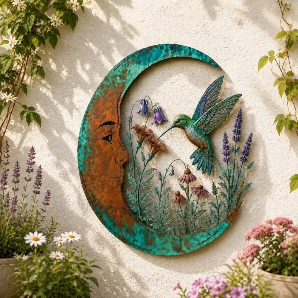 Wandkunst Mond-Design mit Naturmotiven | Selenara