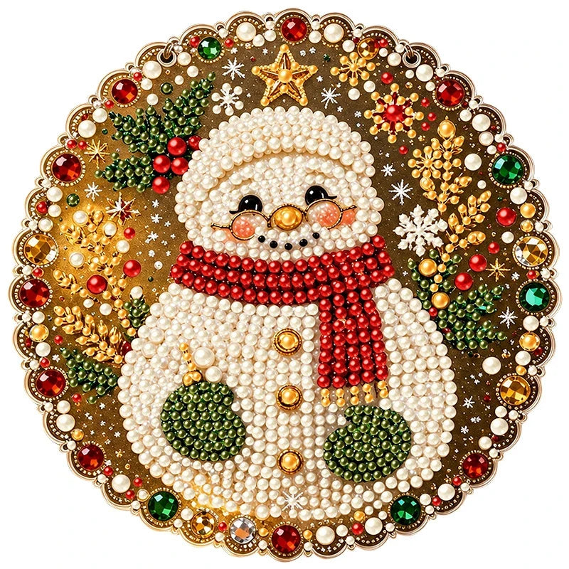 DIY Diamantmalerei Weihnachtsanhänger