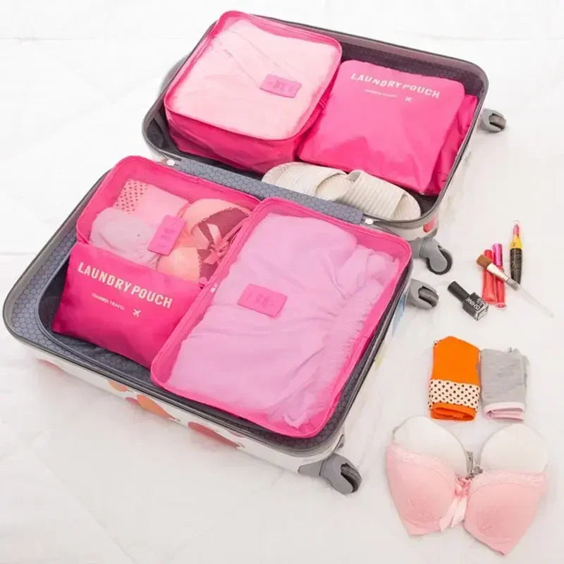 Neu 50% RABATT | ReiseLina™ Premium Kofferorganizer Set – 6-teilig | Mehr Platz, Weniger Stress