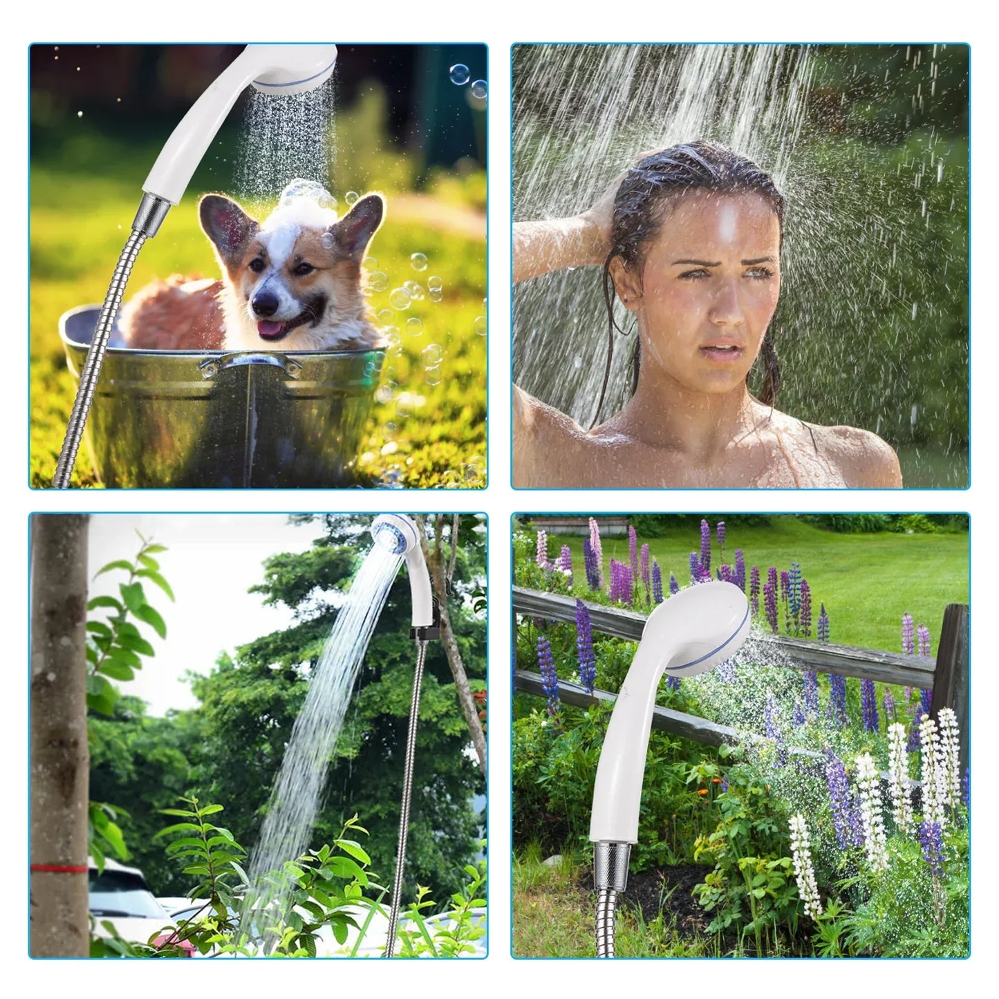 50% RABATT | TrailShower™ – Die mobile Campingdusche mit Powerdruck | Sauber & Erfrischt überall