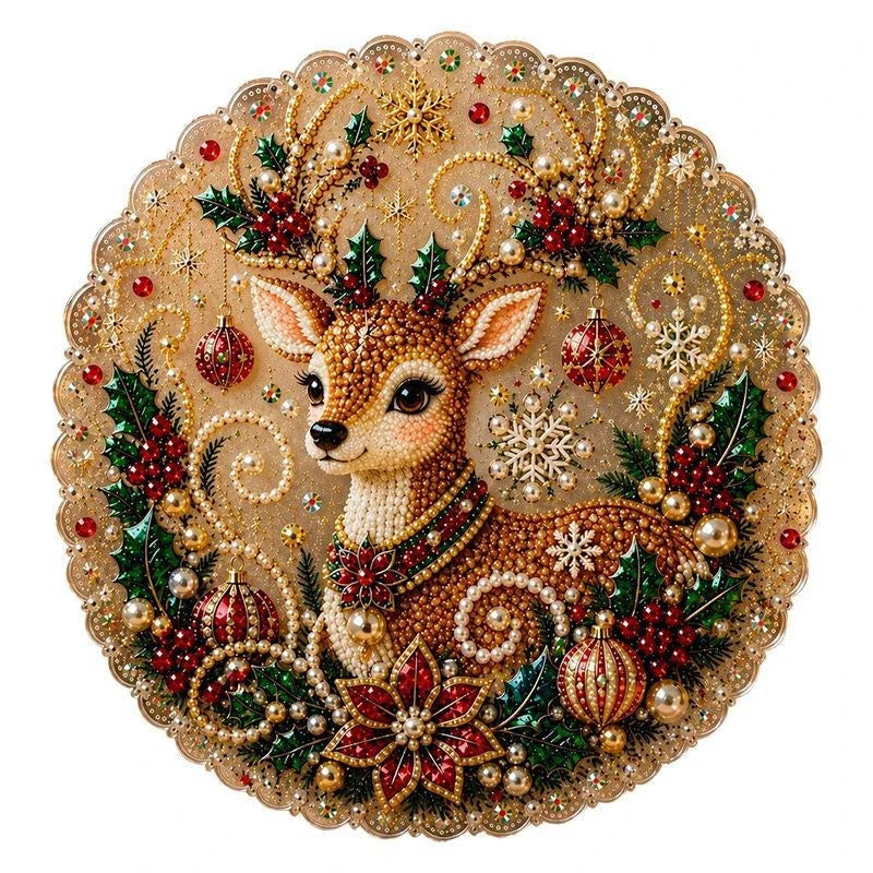 DIY Diamantmalerei Weihnachtsanhänger